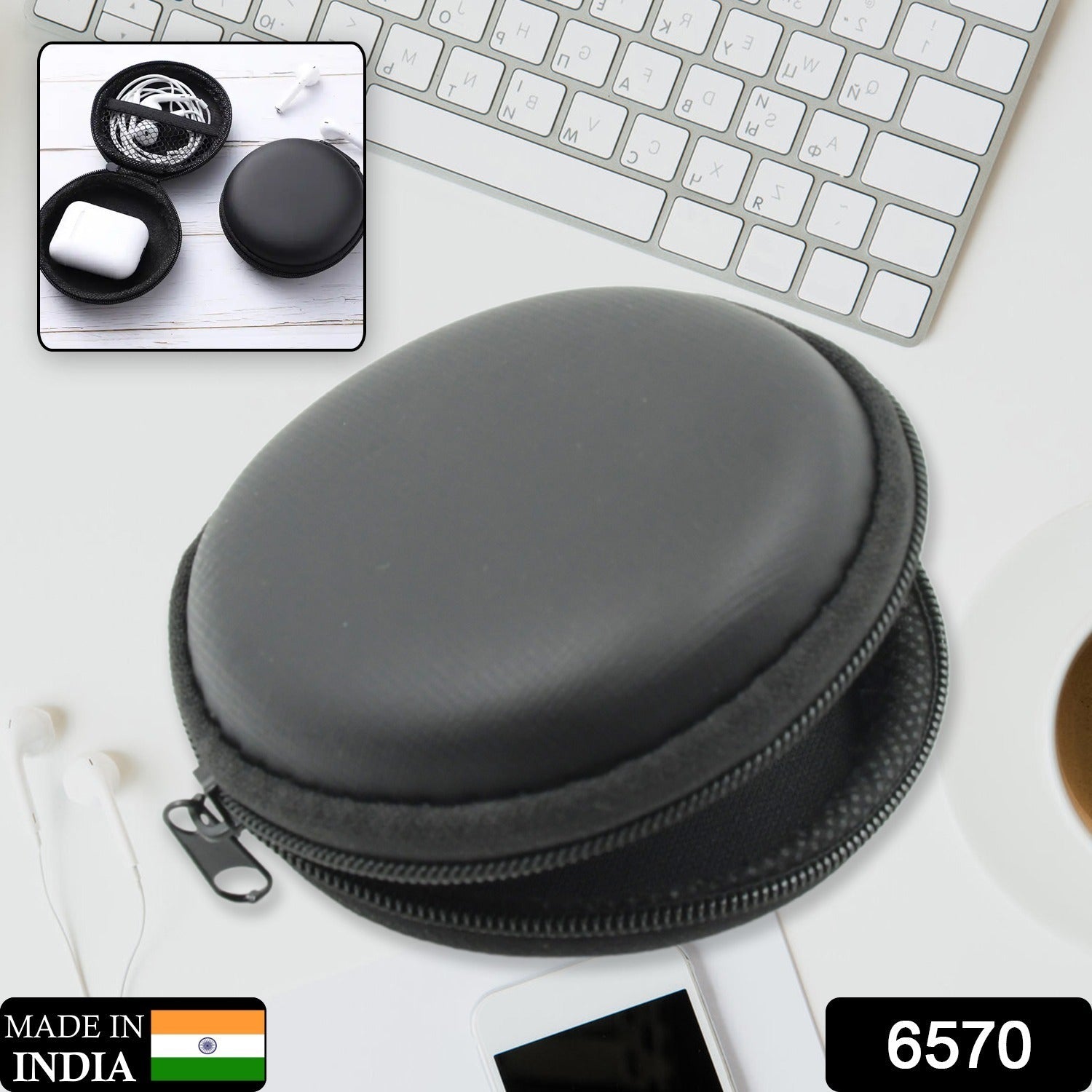 Multi-use pouch for headphones and cables Multi-use pouch for headphones and cables